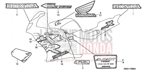 MARQUE (6) NSR125RY de 2000